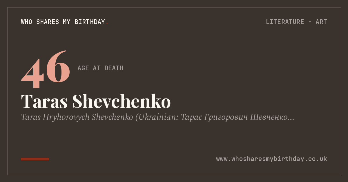 Taras Shevchenko