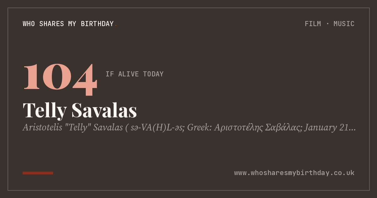 Telly Savalas