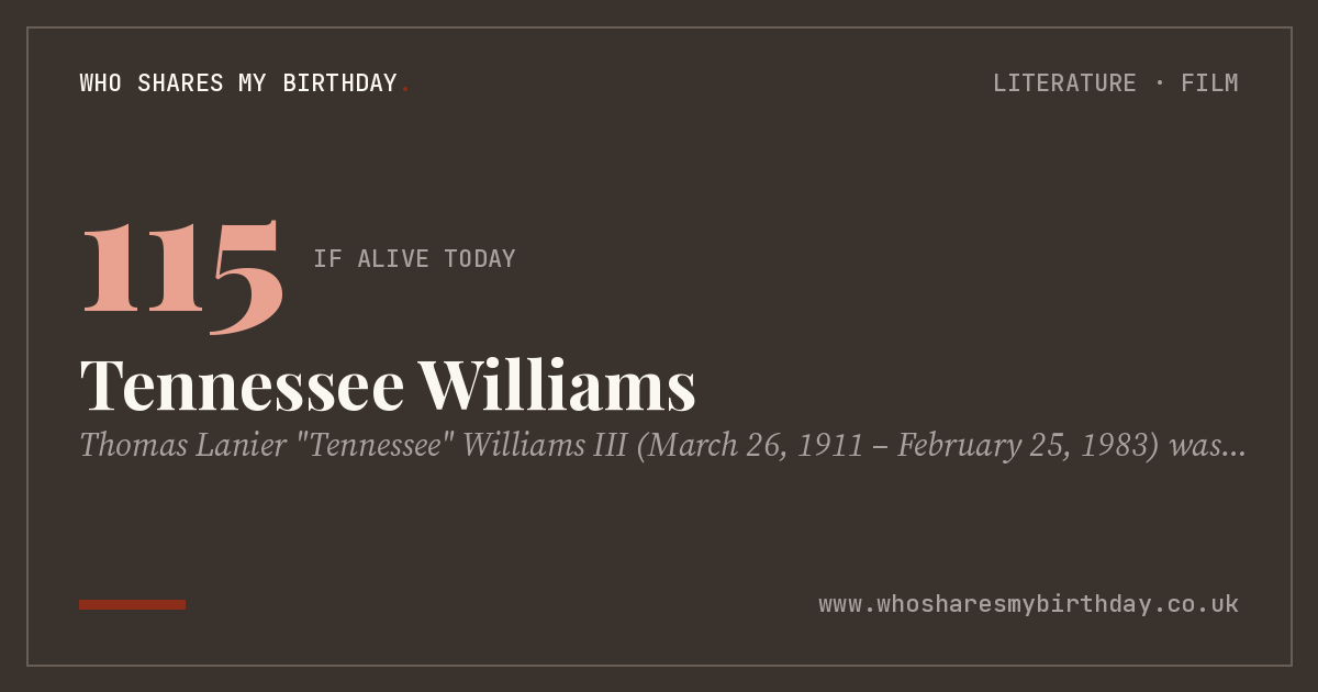 Tennessee Williams