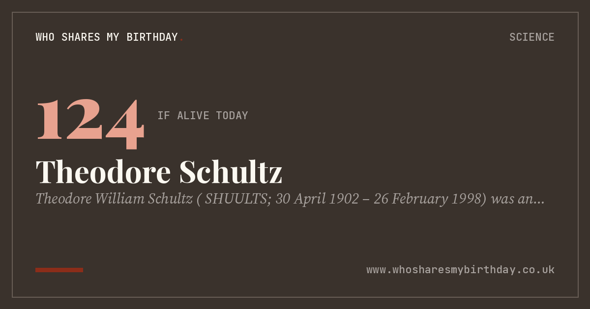 Theodore Schultz