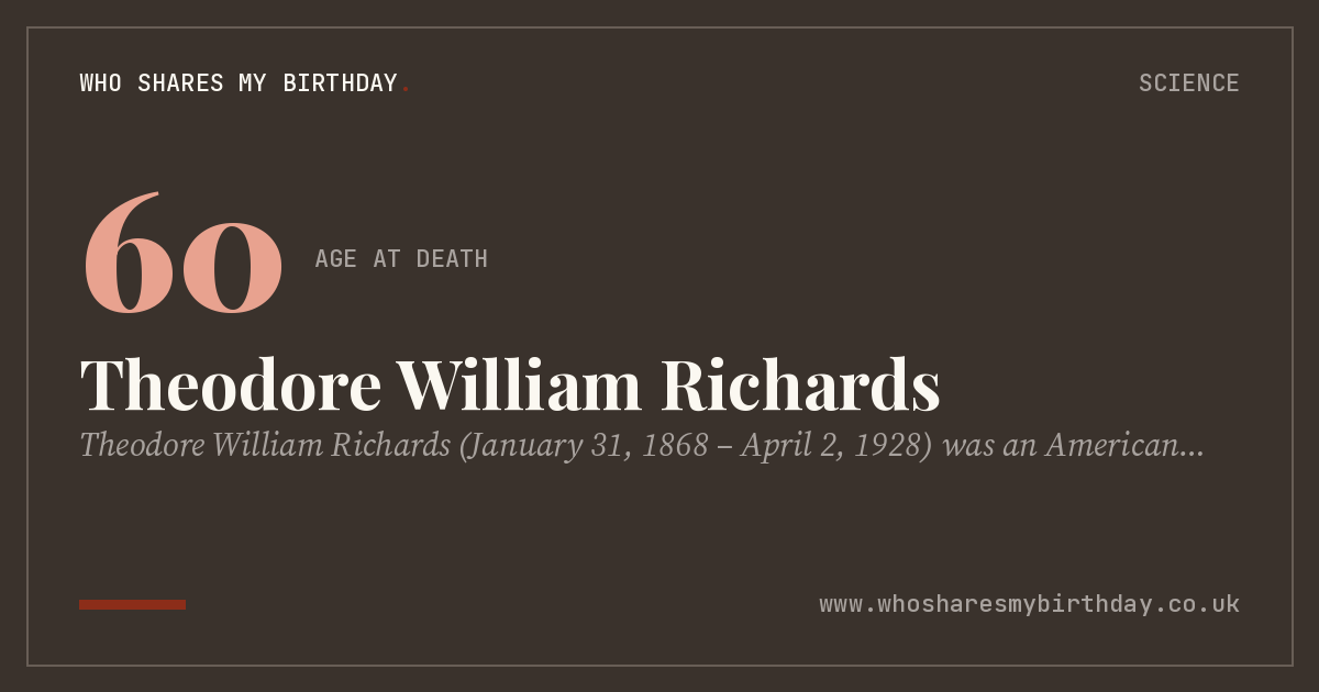 Theodore William Richards