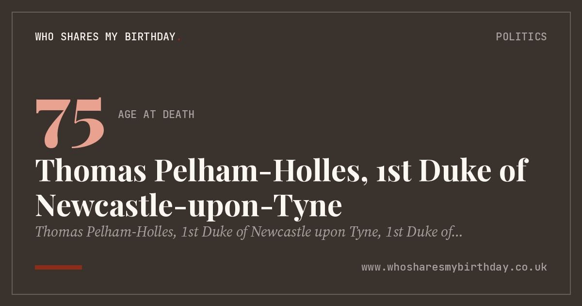 Thomas Pelham-Holles, 1st Duke of Newcastle-upon-Tyne