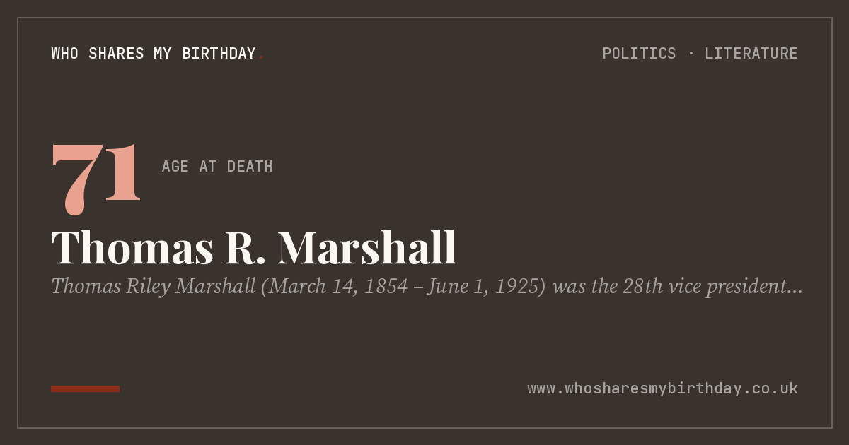 Thomas R. Marshall