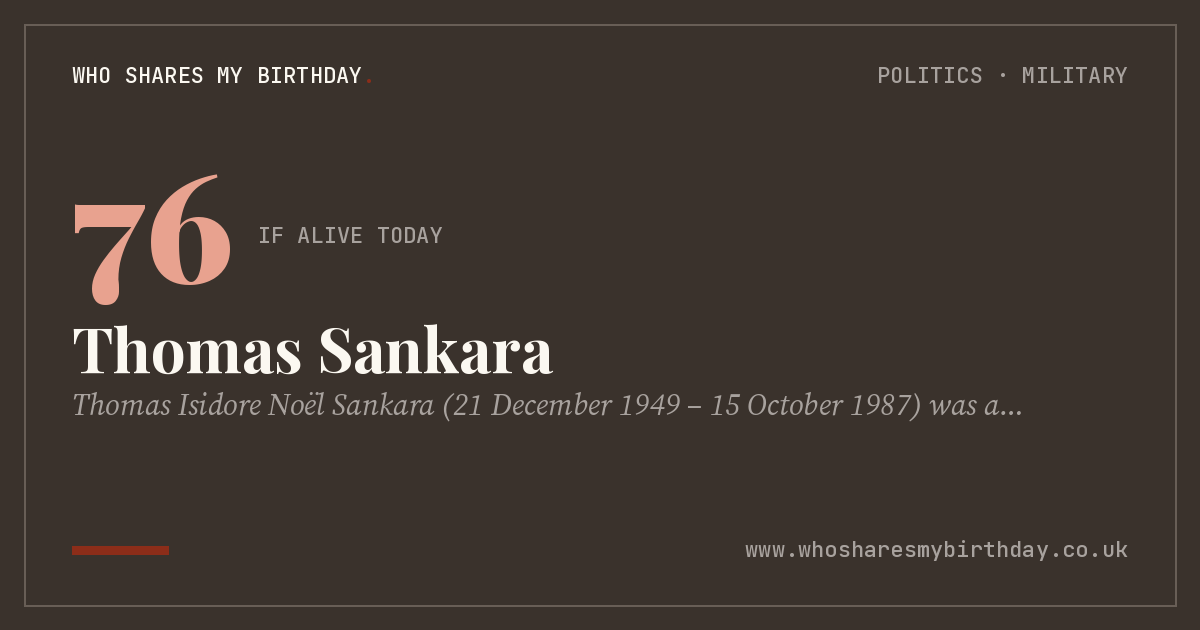 Thomas Sankara