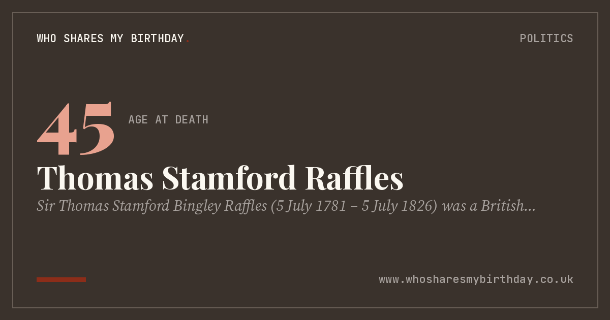 Thomas Stamford Raffles