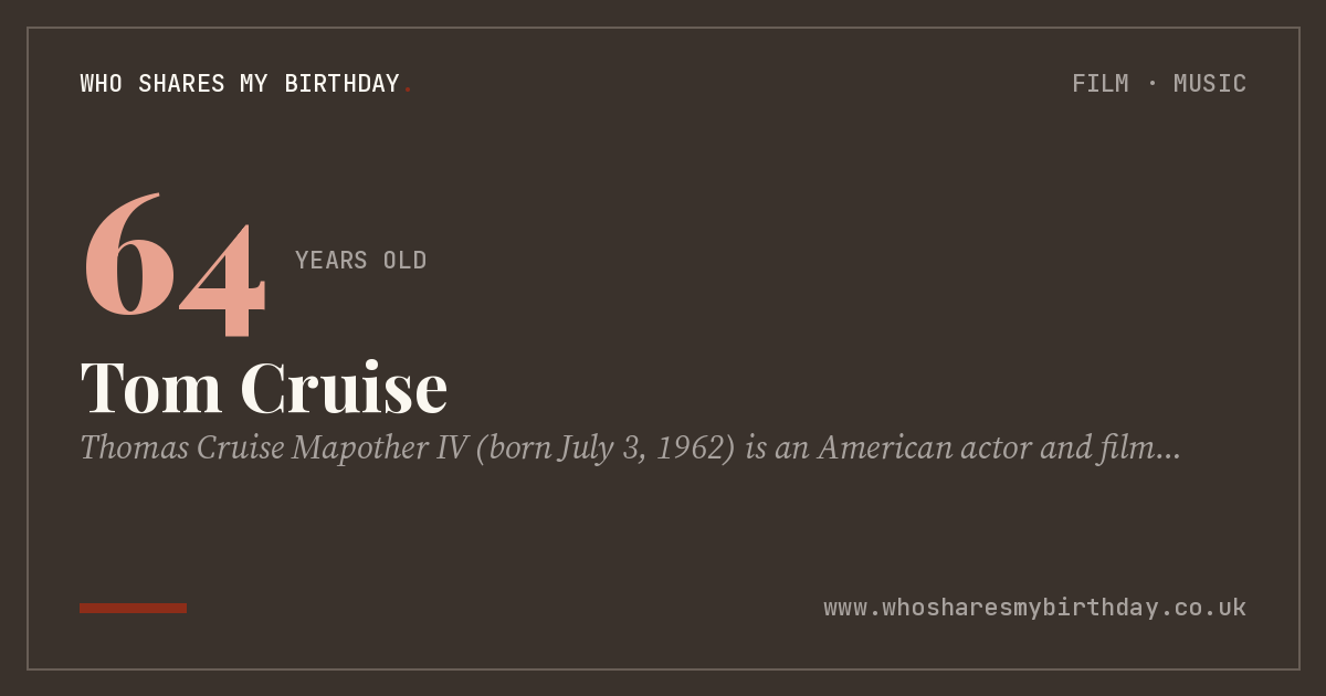 Tom Cruise