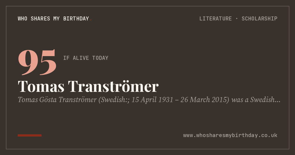 Tomas Tranströmer