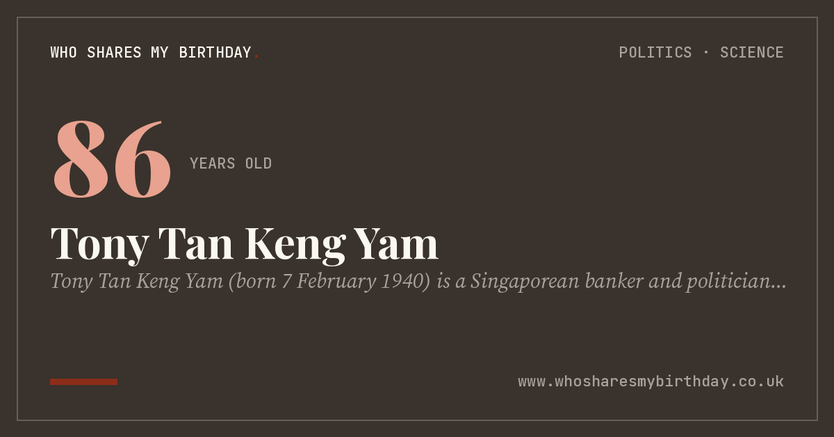 Tony Tan Keng Yam
