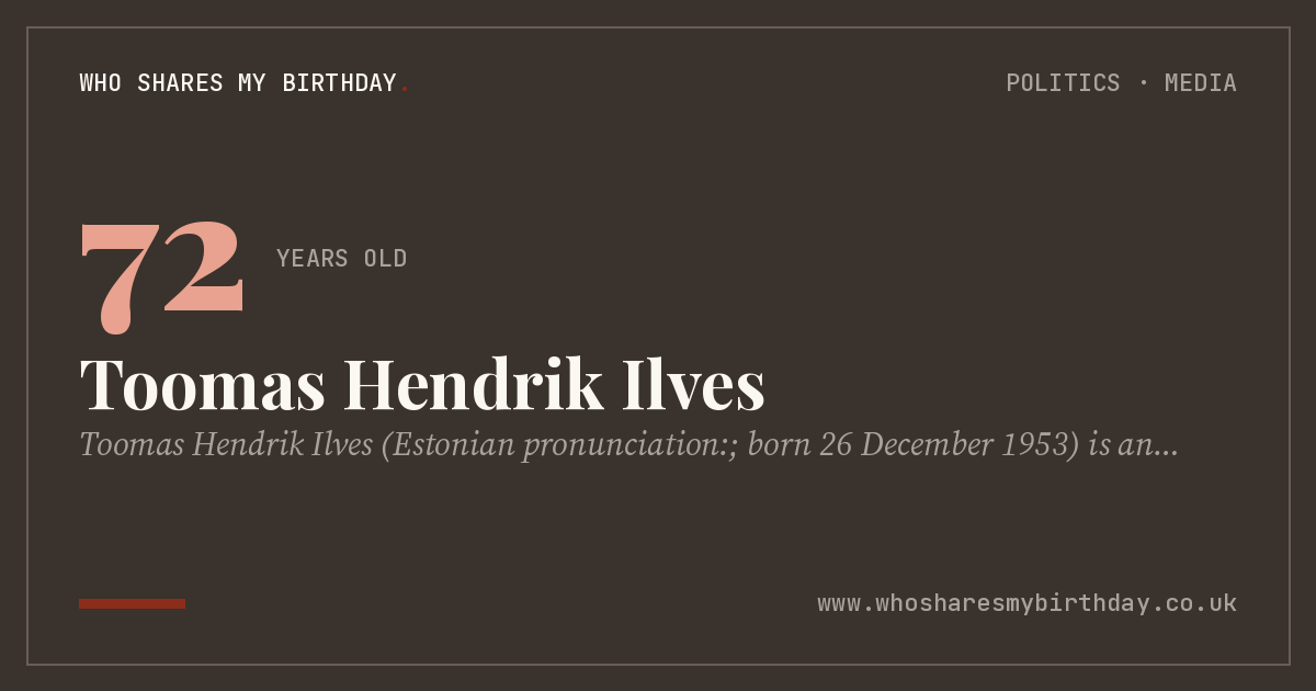 Toomas Hendrik Ilves