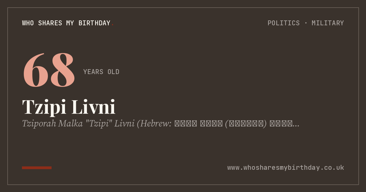 Tzipi Livni