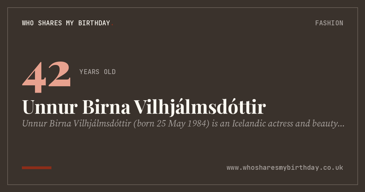 Unnur Birna Vilhjálmsdóttir