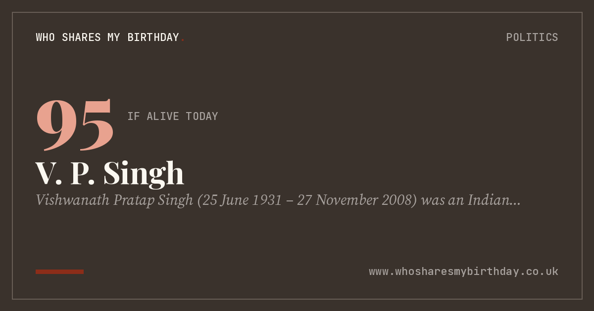 V. P. Singh