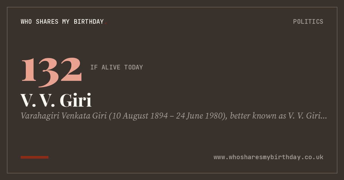 V. V. Giri