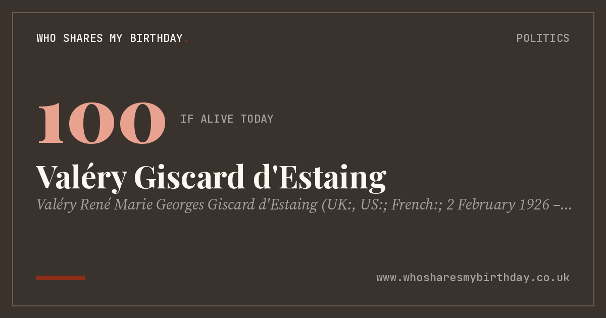 Valéry Giscard d'Estaing
