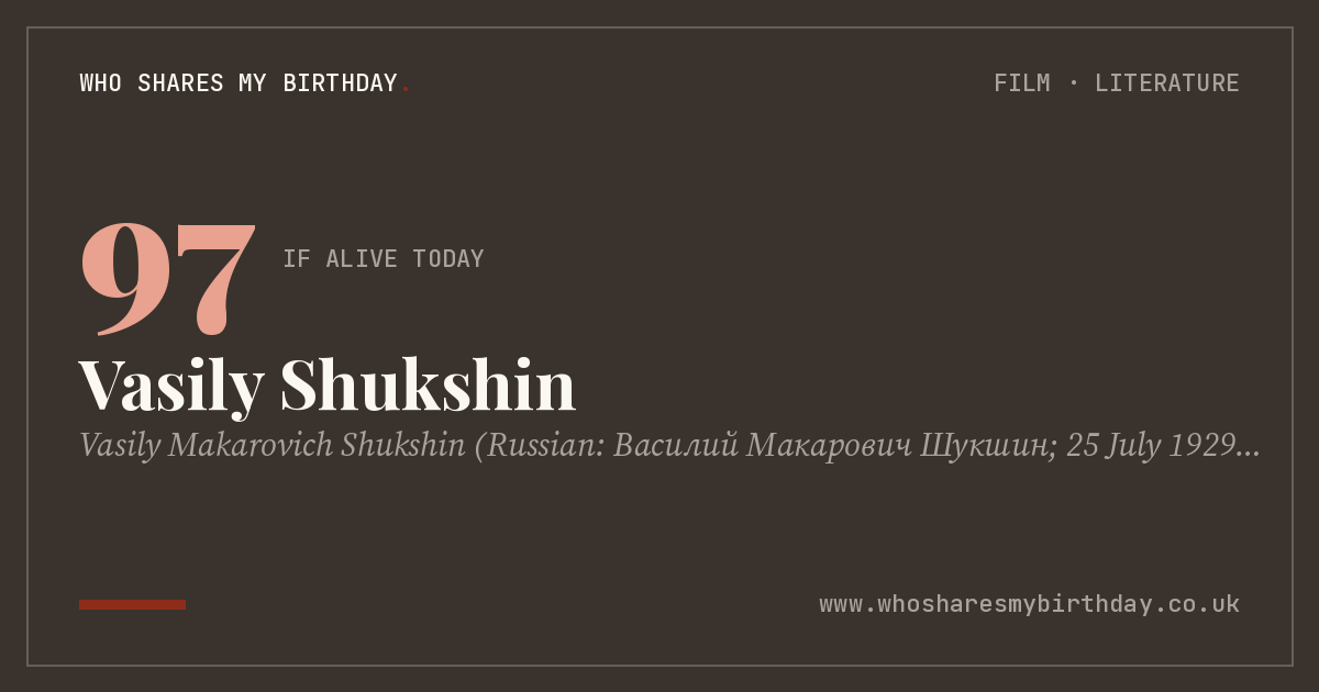 Vasily Shukshin