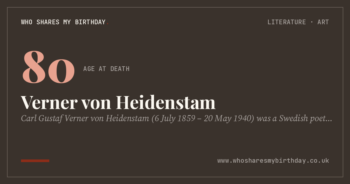 Verner von Heidenstam