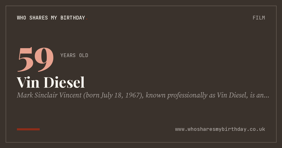 Vin Diesel