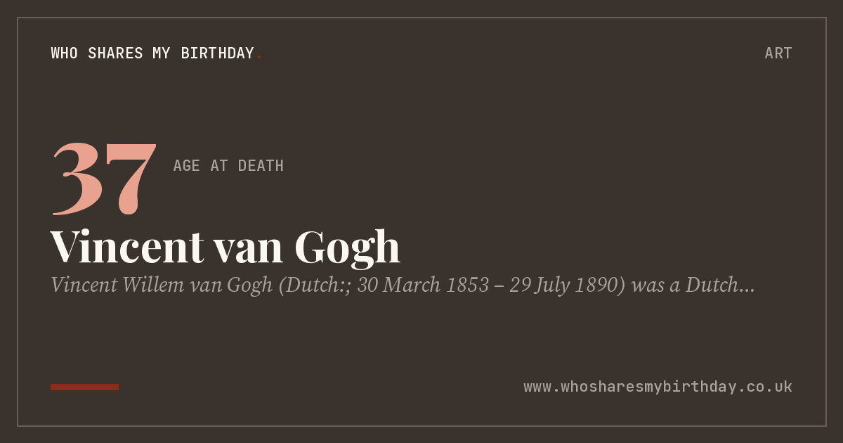 Vincent van Gogh