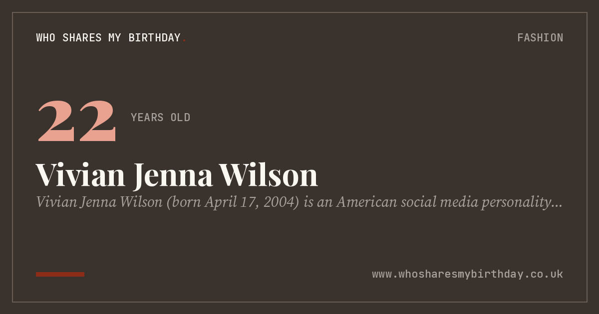Vivian Jenna Wilson