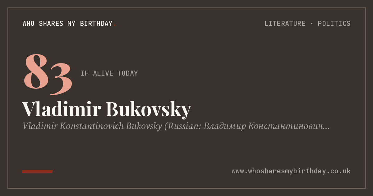 Vladimir Bukovsky