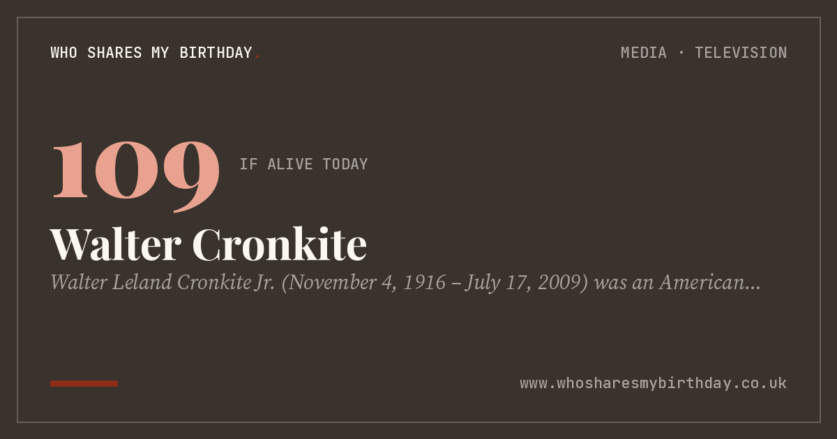 Walter Cronkite