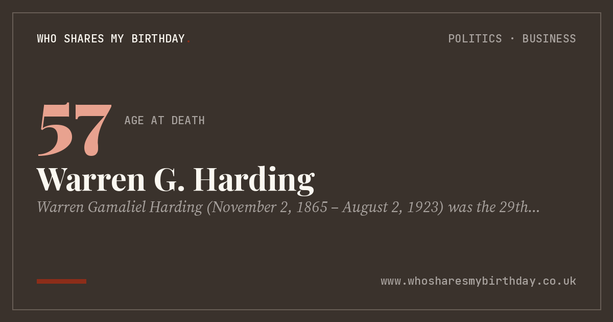 Warren G. Harding