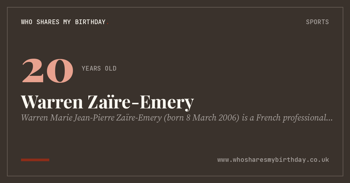 Warren Zaïre-Emery