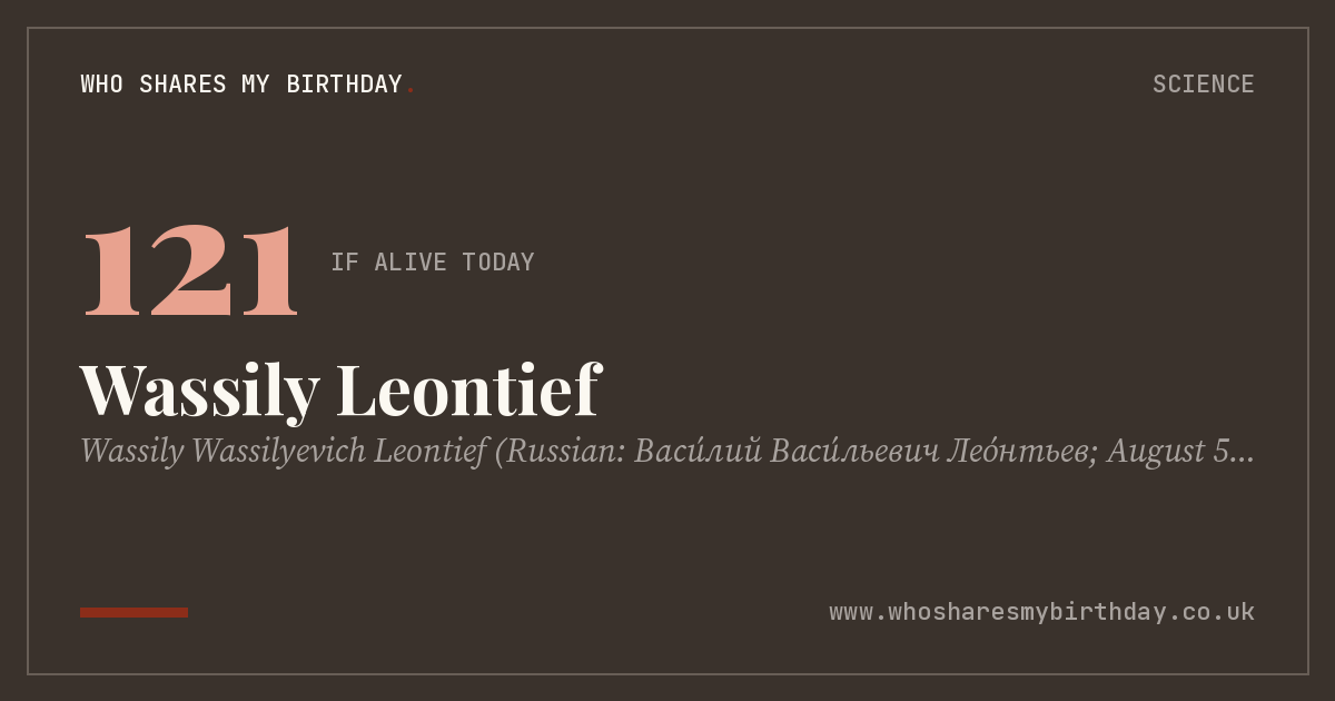 Wassily Leontief