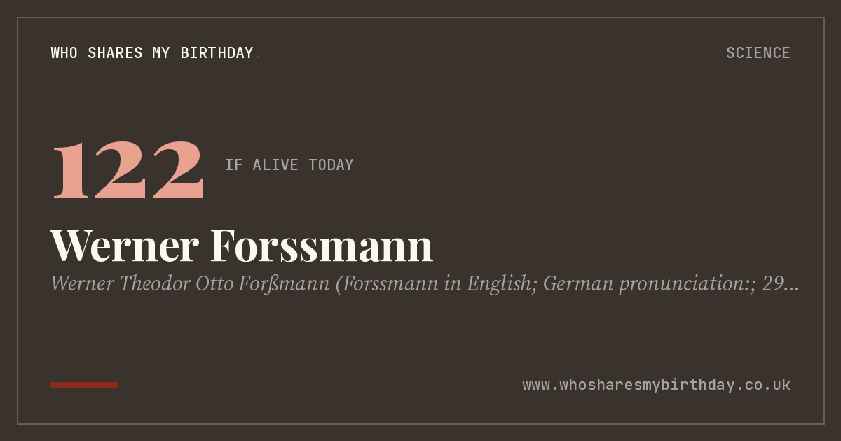 Werner Forssmann