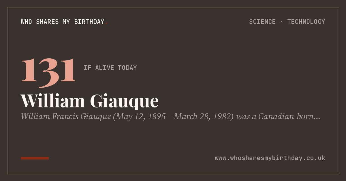 William Giauque