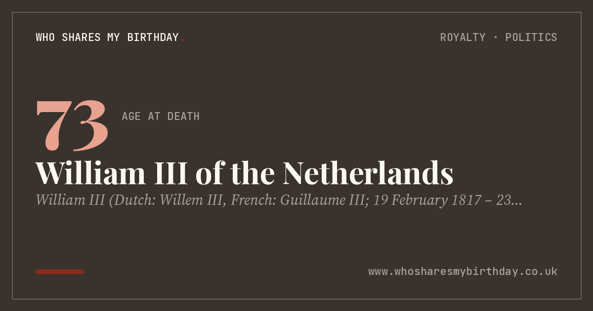 William III of the Netherlands