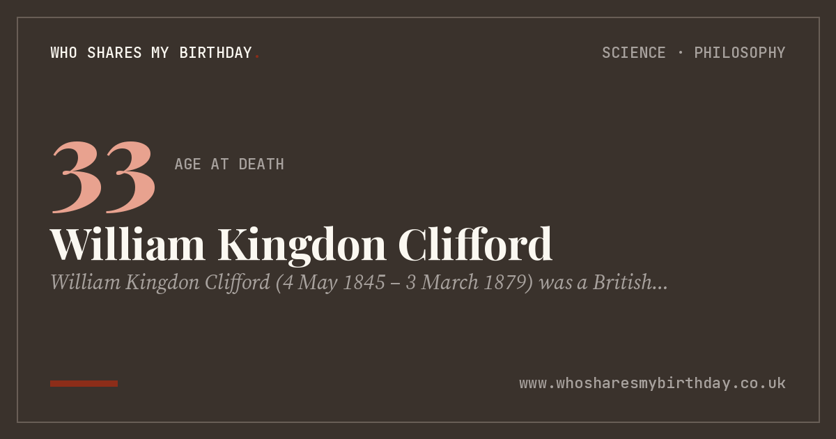 William Kingdon Clifford