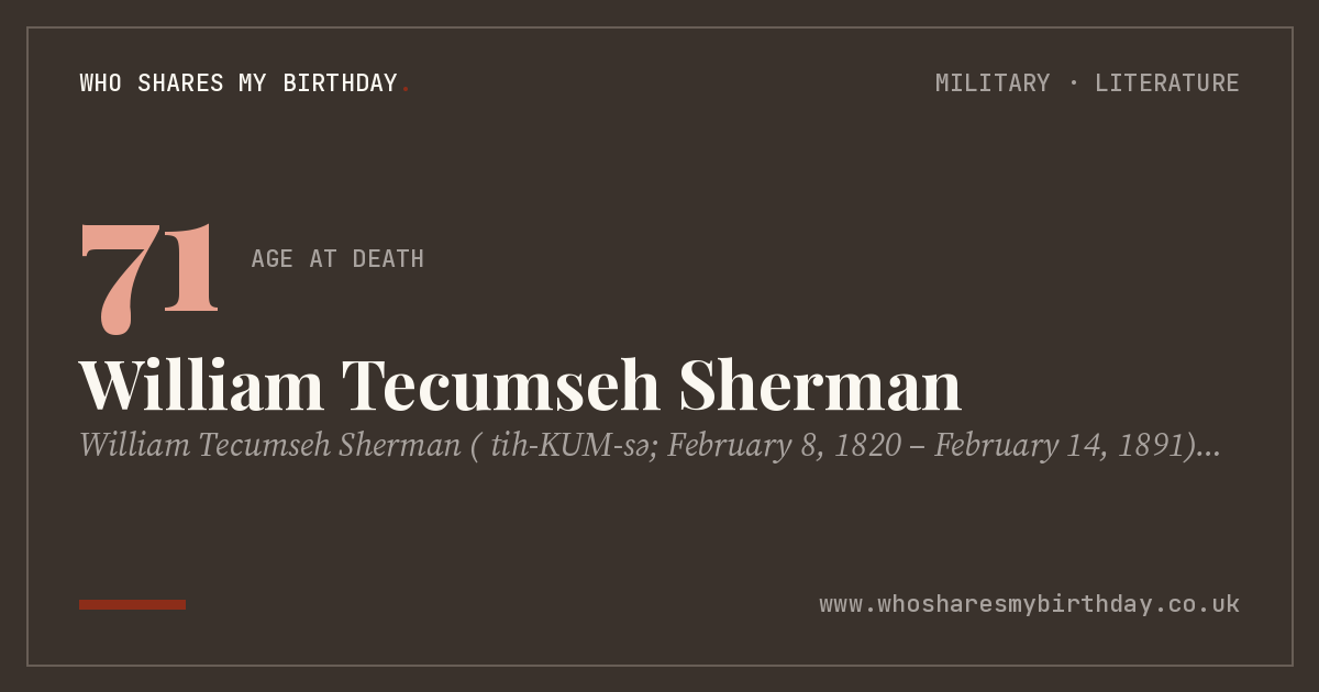 William Tecumseh Sherman