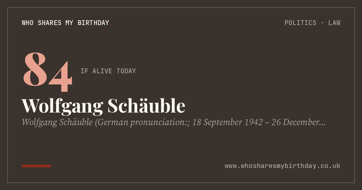 Wolfgang Schäuble