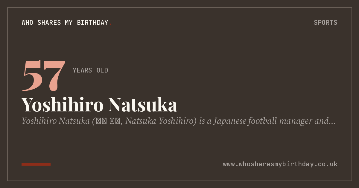Yoshihiro Natsuka
