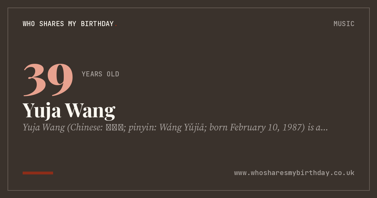 Yuja Wang
