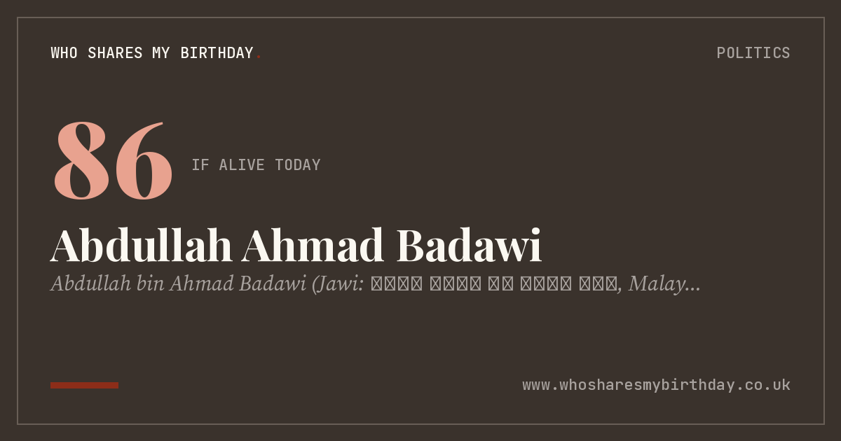 Abdullah Ahmad Badawi