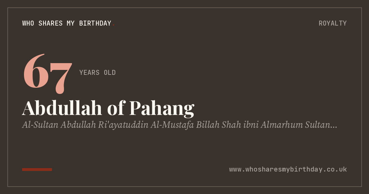 Abdullah of Pahang