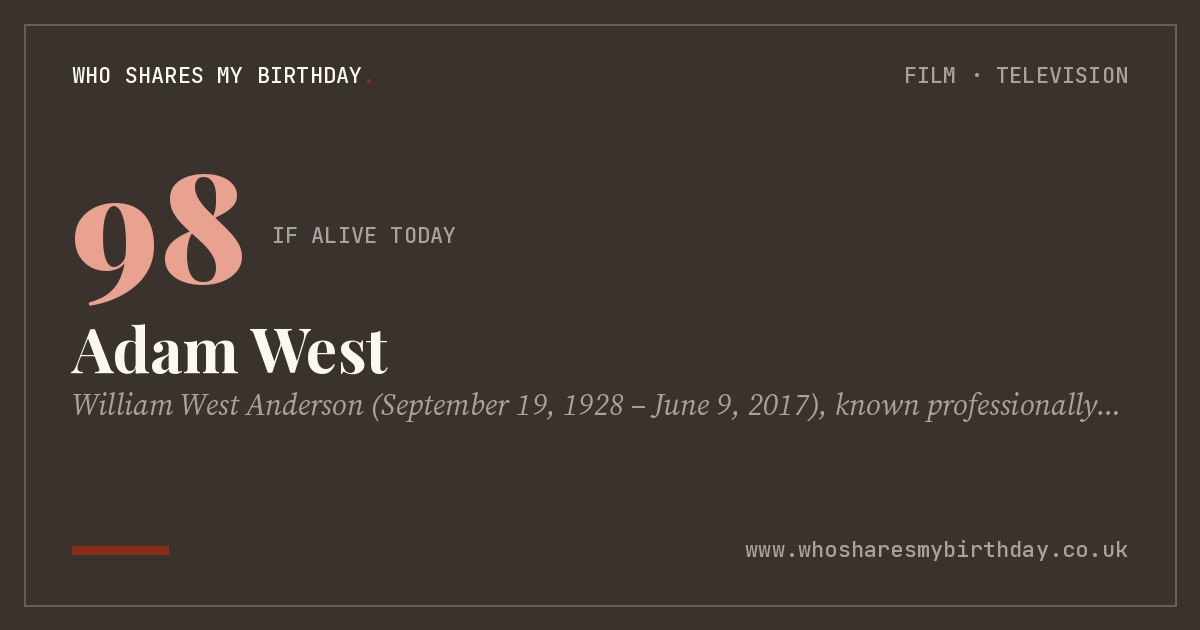Adam West