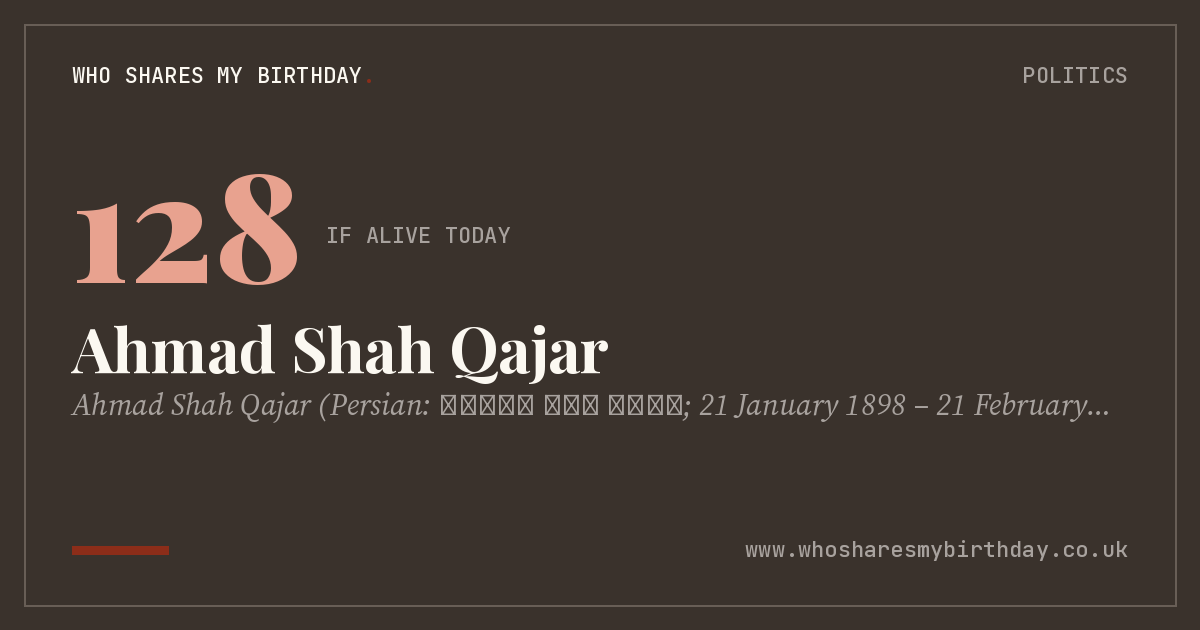 Ahmad Shah Qajar
