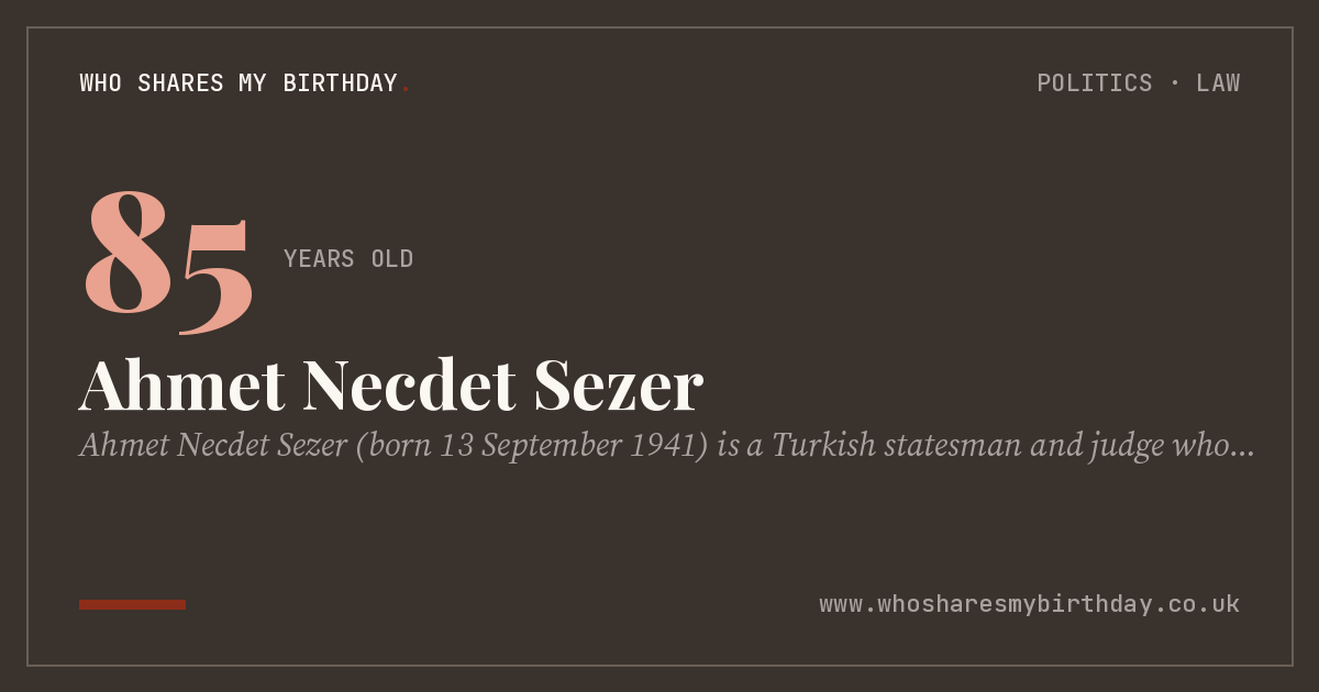 Ahmet Necdet Sezer