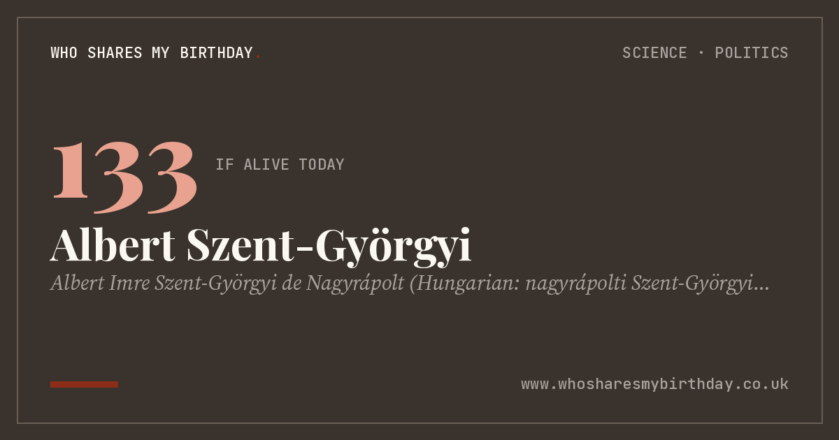Albert Szent-Györgyi