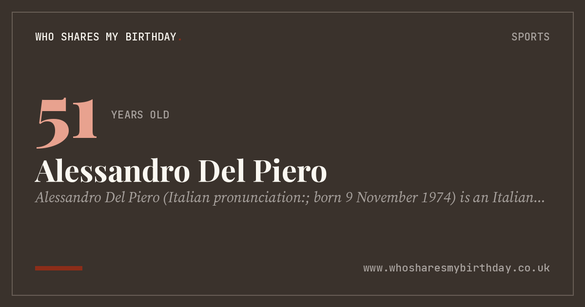 Alessandro Del Piero