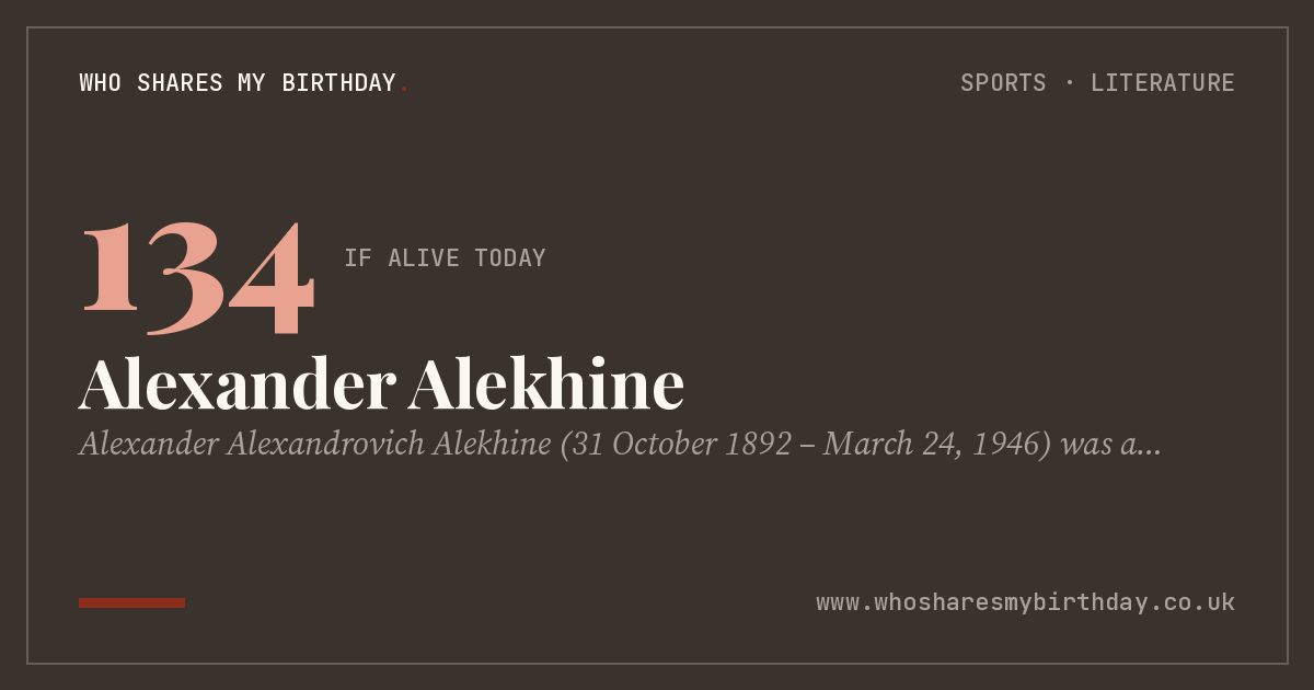 Alexander Alekhine
