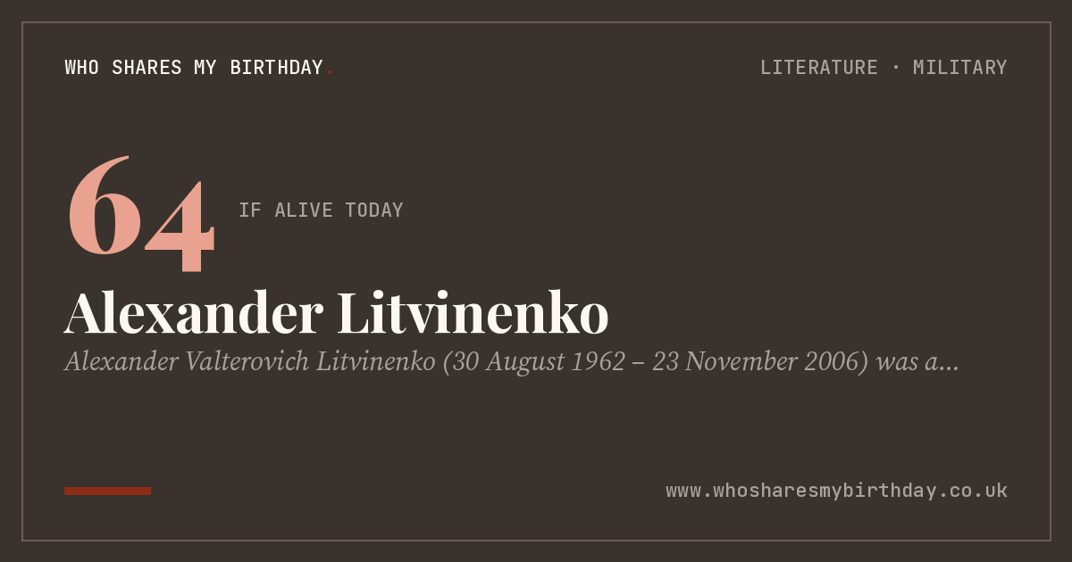 Alexander Litvinenko