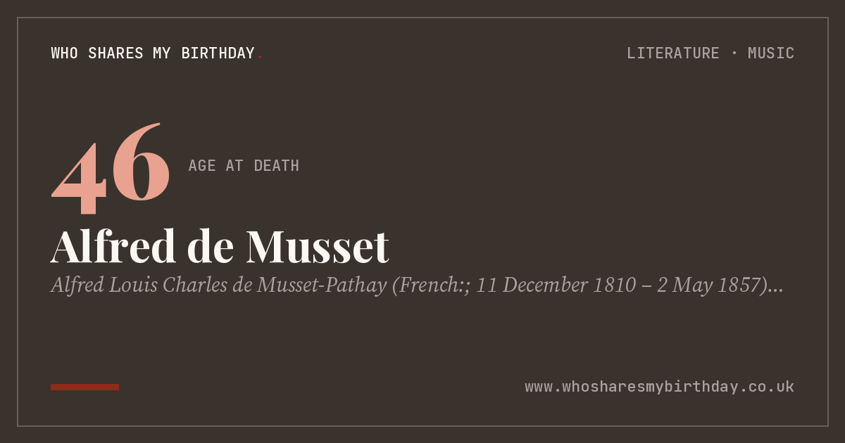 Alfred de Musset