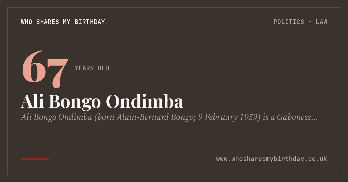 Ali Bongo Ondimba