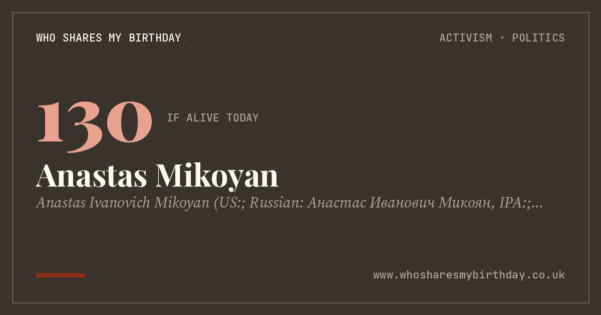 Anastas Mikoyan