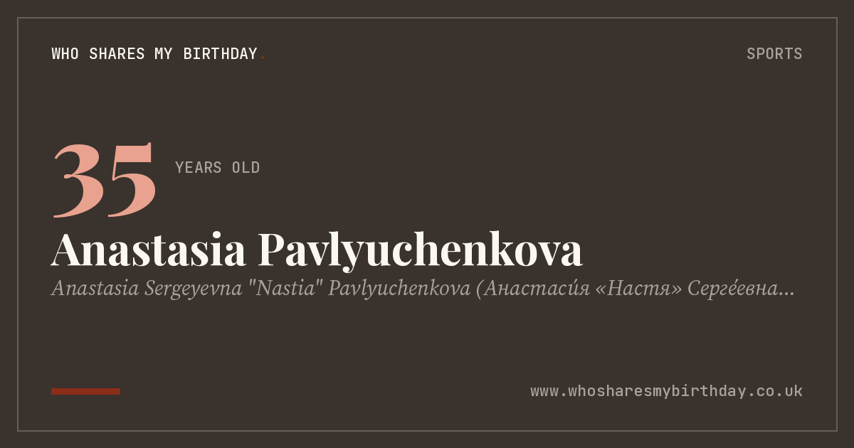 Anastasia Pavlyuchenkova