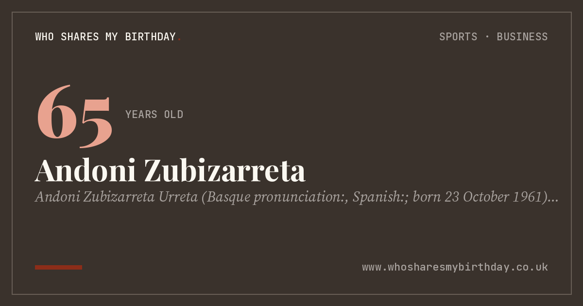 Andoni Zubizarreta